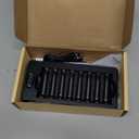 BEVIGOR Rechargeable AA Batteries with Charger, 10 Pack 2800mAh High Capacity Ni-MH Double A Batteries with Smart 8 Bay Smart Battery Charger, USB Fast Charging