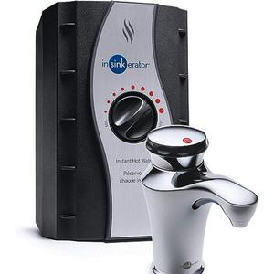 InSinkErator Invite Contour Instant Hot Water Dispenser System - Faucet & Tank, Chrome, H-Contour-SS
