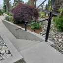 Black MOUNTWEST 42" Aluminum TOP-Mount Blank Post - Outdoor Pillar for Lasting Style and Durability