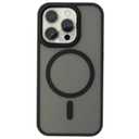 Frosted Translucent Black for iPhone 14 Pro - Impact Resistant and with Magnets