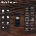 AKNES 8BitDo USB Wireless Controller Adapter 2 Converter Dongle for Switch1/2 / Switch OLED,Steam Deck,Windows,macOS,PS5/PS4/PS3 Controller,X Box Series X/S,X Box One Bluetooth Controller OTG Cable