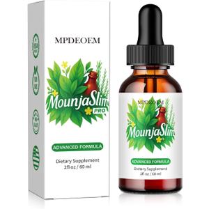 New Monjaslim Drops, All-Natural Formula, Maintain Energy and Overall Well-Being (Pack of 1)