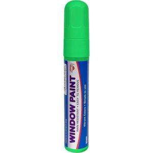 Cosco Window Paint Marker, Green, 9/16" Chisel Tip (098178)