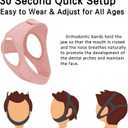Chin Strap for CPAP Users, 2 Pack - 4-Side Adjustable Anti Snoring CPAP Chin Strap for Sleeping - Breathable Snore Stopper Jaw Support for Men &Women - Washable Comfortable Black