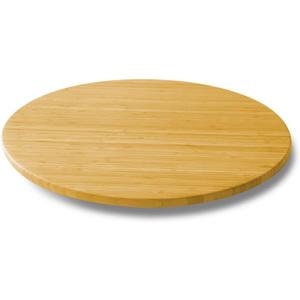 20 Inch Extra Large Bamboo Lazy Susan Turntable - 50 cm (19.7 Inch) Round Rotating Serving Tray for Kitchen, Dining Table & Parties (Bamboo, 20 Inch)