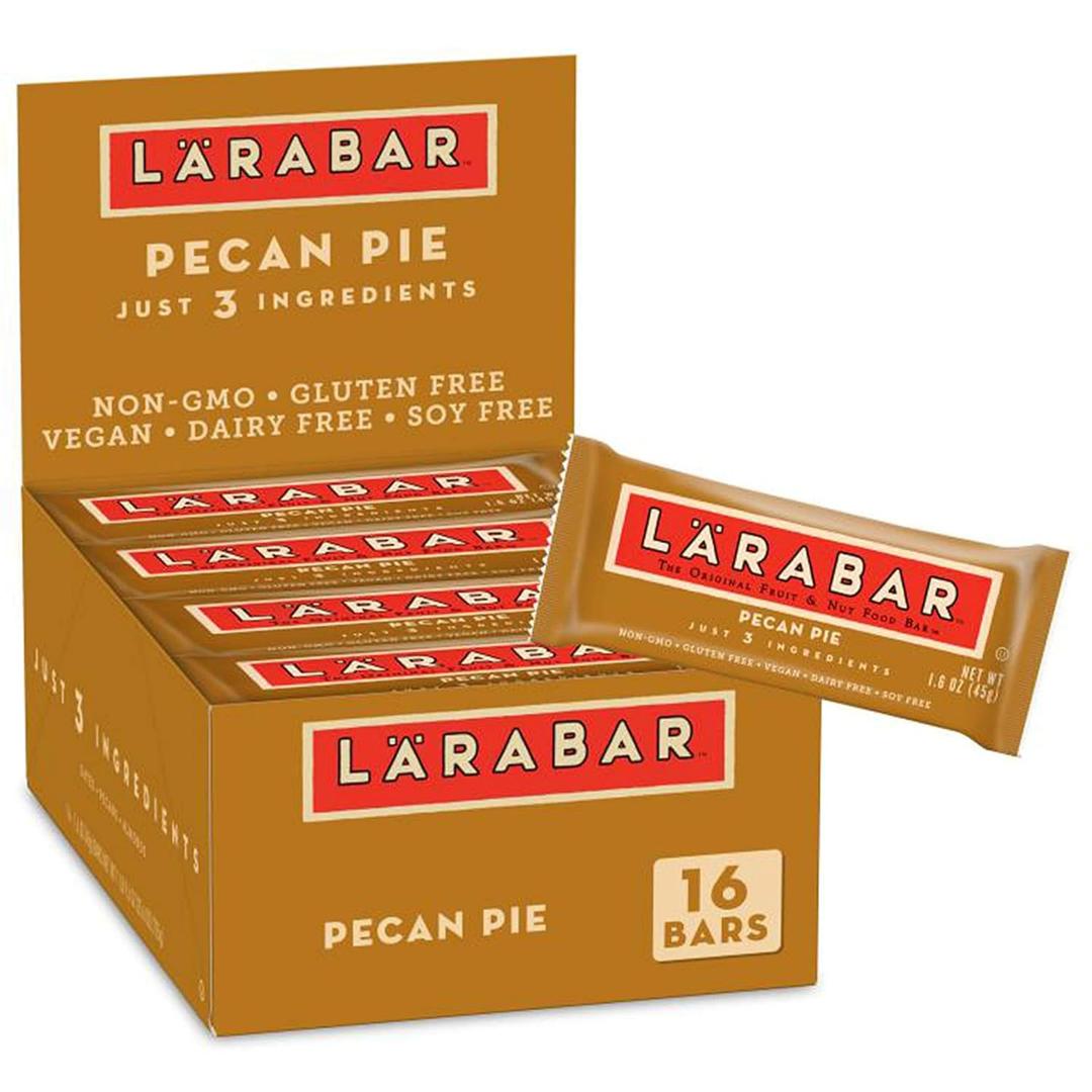Larabar Pecan Pie, Gluten Free Vegan Fruit & Nut Bar, 1.6 oz Bars, 16 Ct (EXP 10/26/26)