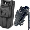 Tactical Tourniquet Holder for CAT GEN 7 or Older,MOLLE Holster with QLS Adapter, Quick Access Pouch for Police, EMT, Security, Outdoor & Survival Use,Fits Duty Belt, Vest, or Backpack