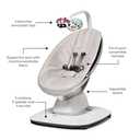 4moms MamaRoo Multi-Motion Baby Swing, Bluetooth Enabled with 5 Unique Motions, Grey
