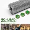 Hardware Cloth 1/4 Galvanized Wire Mesh Roll 20" x 20' (23 GA) - Chicken Wire Fence for Pens, Coops, Rabbit/Snake Fences, Poultry Enclosures, Crafting, and Screen Mesh