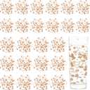 Tondiamo 24 Pcs Artificial Pearl String for Floating Candle Faux Pearls Beads String Garland Centerpiece Decoration for Vases Filler Wedding Spring Holiday Party Decor(Rose Gold)
