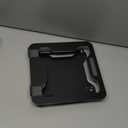 Adjustable Laptop Stand for Desk, Metal Foldable Laptop Riser, Ventilated Cooling Printer Stand, Ergonominc Computer Notebook Stand for Desk Compatible with 10-15.6 Laptops (Classic Black)