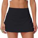 MCEDAR Pleated Tennis Skirt for Women with Pockets Women's High Waisted Athletic Golf Skorts Skirts Running Workout Shorts M