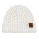 POMIJIAN Knitted Toddler Winter Hat Beanie for Baby Boy Girls Soft Cotton Cute Toddler Beanie Warm Infant Hats Outdoor (US, Age, 6 Months, 24 Months, White)