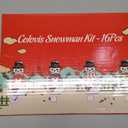 Colovis 16Pcs Snowman Decorating Kit, Snowman Making Kit Snow Toys for Winter Outdoor Party Christmas Holiday Decoration(1 Pack)