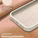 PuyaTeya Liquid Silicone Case for iPhone 11 pro MAX with Magnetic Ring Stand, Upgraded Camera Lens Protection, Mil-Grade Drop Shockproof, Anti-Scratch Microfiber Lining Silicone Case (Beige)