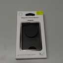 PopSockets Phone Wallet with Expanding Grip and Adapter Ring for MagSafe, Magnetic Phone Card Holder, Wireless Charging Compatible, Wallet Compatible with MagSafe/Samsung - Black