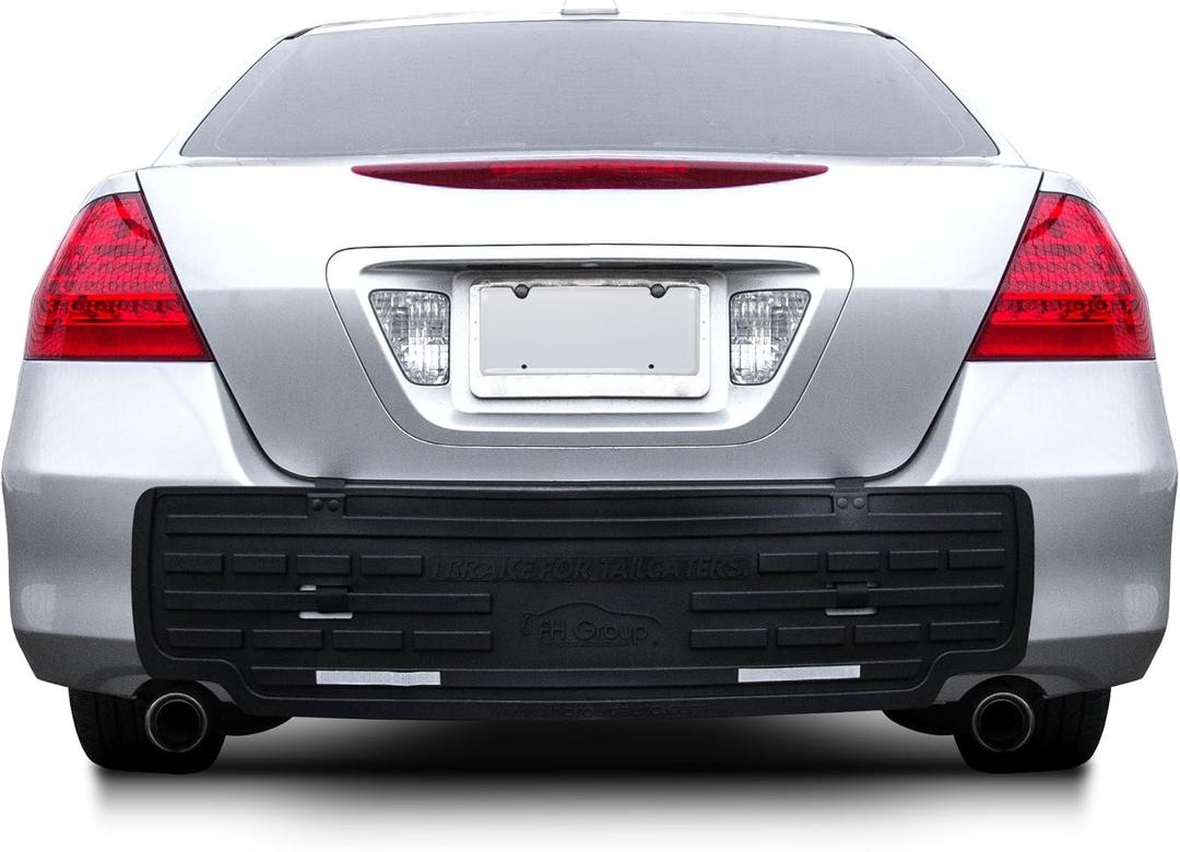 Fh Group Universal Fit Rear Bumper Guard Protection Bumperbutler for Cars, Suvs, Vans, and Trucks Black