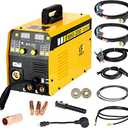 Aluminum MIG Welder 200A 110V/220v Dual Voltage Mig Welding Machine Gas/Gasless/Lift TIG/Stick 4 in 1 Welder Machine IGBT with two mig guns