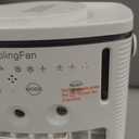 Portable Air Conditioners,3-Speed Small AC Fan, Portable Air Cooler with Remote,Timer function,7-Color Night light,3-Level Mist modes,Personal Air Conditioner for Bedroom,Office,Room,Camping.