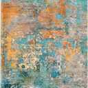 Lahome Modern Abstract Area Rugs 5x7, Large Washable Rugs for Living Room Bedroom Non Slip, Colorful Indoor Floor Carpet for Dining Room Apartment Dorm Kids Nursery Home Decor