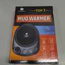 Coffee Mug Warmer - Fastest Heating & Highest Temperature, Coffee Cup Warmer for Desk Auto Shut Off, 4 Temp Settings & 1-12H Timer, Smart Electric Beverage Warmer for Coffee, Tea (Black)