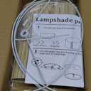Go&So Frame Home Lampshade Holder Lampshade Kit Light Fixture Holder