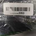 Geyoga 5 Pieces Hair Net Snoods for Women Sleeping Mesh Soft Rayon Knit Crochet Hairnet Long Short Curls Hair Cover Accessory (Black)