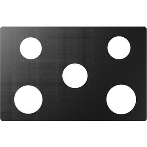 Stove Top Protector for KitchenAid Gas Stove Protectors 5 Burners, Fit Model KGRS202BSS0 KGRS202BSS1 KGRS202BSS2, 0.5MM Reusable Splatter Guard Stove Top Liner