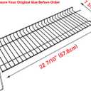 Hisencn Grill Warming Rack for Charbroil Performance 463342119 463332718 4633421198 463376117 463376217 463335517, 22 7/10" Inch Porcelain Steel Swing Away Grid for Char-Broil G470-0001-W1