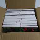 12 Set Christmas Gifts Bridal Shower Favor Bamboo Wooden Square Cheese Board Gift Set Cheese Knives Mini Cutting Board Bulk Set Tags and Boxes Christmas Party Birthday