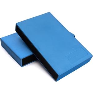 StrongTek 2-in-1 Non-Slip Balance Pad - High-Density Foam Cushion, Supportive Exercise Mat & Knee Pad for Core Training, Yoga, Pilates, Physical Therapy, Stability Training, Stretching, and Rehab (Extra large, BLUE)