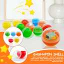 100Pcs Gumball Machine Capsules, 1.5Inch Multicoloured Vending Machine Capsules Suitable For Prizes, Party Favours, Classroom Gifts.