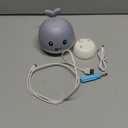 Whale Bath Toy Sprinkler with Charging Dock, Light Up Bath Toys for Babies 6-12-18 Months Kids Ages 1-3, Easter Basket Stuffers 1 2 3 Year Old Boy Girl Gifts 1st Birthday Bathtub Water Toy (Gray)