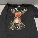 Rudolph Red Nose Reindeer Christmas Pajama Family Themed Holiday Fun G33699 Unisex, Black Sweater M