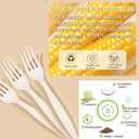 50 Pack 29Oz Disposable Meal Prep Containers With Lids and Forks-Disposable Kraft Paper Bowls-to go food containers-Microwavable and Freezer Safe Take Out Containers for Hot/Cold Food Prep and Salad