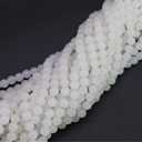 Pamir Tong 600PCS 8mm White Glass Round Beads Bulk-Imitative Jade Beads-Bracelet Loose Beads for Jewelry Making Earring, Necklaces, and DIY Crafts