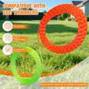16Pack 0.095'' 224Ft String Trimmer line, Replacement Twisted Trimmer Line Compatible with All 15-Inch String Trimmers EGO Weed Wacker String, Dual Color Pre-Cut Fast-Positioning Twisted Trimmer Line
