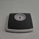 Taylor Battery Free Analog Scales for Body Weight, 330LB Capacity, Easy to Read Large 4.25-inch Dial, 10.3 x 10.6-inch Vinyl Mat Platform, Black