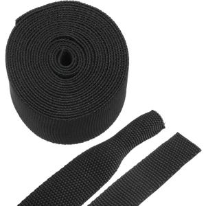 MECCANIXITY Braided Cable Sleeves Heat Shrinkable Fabric Sleeving, 7/8" 10ft Black 2:1 Ratio Heat Shrinkable Cord Protector for Harness Cable, Network Cable Protection, Cable Management