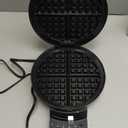 Cuisinart Waffle Maker, 1250W Round Classic Waffle Iron, 5-Setting Adjustable Browning Control, WMR-CANAS, Brushed Stainless