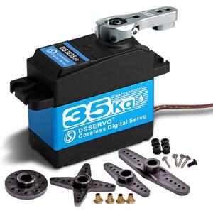 35kg high Torque Coreless Motor servo Metal Gear Digital and Stainless Steel Gear servo arduino servo for Robotic DIY,RC car (Control Angle 180)