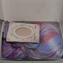 R REEWES FASHION HAIR Rainbow Wigs for Women Long Curly Wavy Multi Color Wig for Girls With Bangs Heat Resistant Synthetic Wigs for Cosplay Costume Party