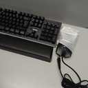 RedThunder K10 Wired Gaming Keyboard and Mouse and Wrist Rest Combo, RGB Backlit, Mechanical Feel Anti-ghosting Keyboard + 7D 7200 DPI Mice+Soft Leather Wrist Rest 3 in 1 PC Gamer Accessories(Black)