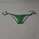 Women's Polka Dots Halter Bikini Sets, 2 Piece Double Tie Back Triangle Bottoms Swimwear Bathing Suits (X-Large, Green)