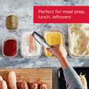 Rubbermaid Brilliance BPA-Free Airtight Food Storage Containers, 24-Piece Set, Easy for Meal Prep, Lunch & Leftovers