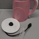 MEISON Electric Kettle, 1.5 L Double Wall Food Grade Stainless Steel Interior Water Boiler, Coffee Pot & Tea Kettle, Auto Shut-Off and Boil-Dry Protection, 1200W, (Pink)