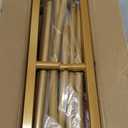 7.2FT Arch Backdrop Stand for Parties, Metal Balloon Arch kit Stand, Gold Wedding Arch Stand Frame for Gender Reveal Ceremony Birthday Anniversary Bridal Graduation Party Event Decoration