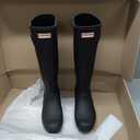 Hunter Original Short Back Adjustable, Black, Size 9 M