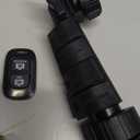 UBeesize 88 Flexible Phone Tripod with 14.95 Gooseneck, Remote and Phone Holder, Overhead Cell Phone StandSelfie Stick for Video Recording, Compatible with iPhone Android Phone, Camera Black