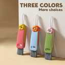 3 in 1 Multifunctional Cleaning Brush, Crevice Cleaner for Bottle Gap Tight Spaces, Portable Cup Lid Cleaner (6 PCS)